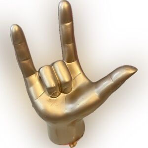 Gold Hand Jewelry Decor Ring or bracelet holder